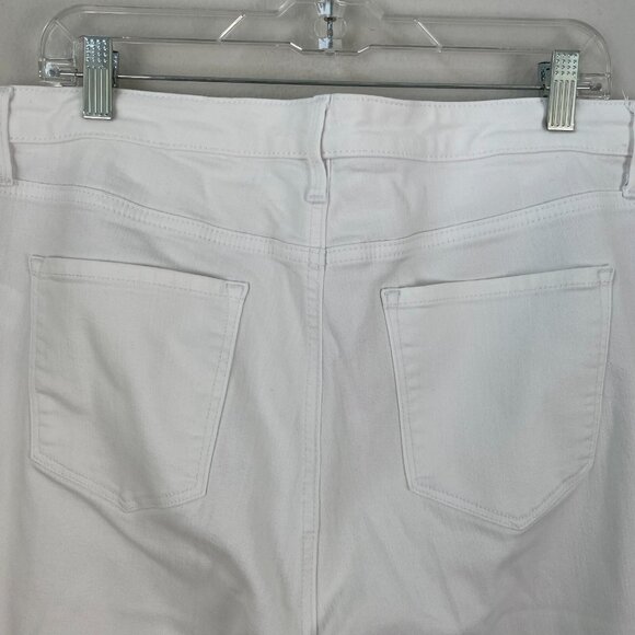 Talbots Woman Plus Size 16 White Flawless High Waist Jegging Ankle Jeans Stretch - Picture 4 of 7